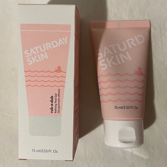 🫧NIB🫧 SATURDAY SKIN Rub-A-Dub Refining Peel Gel 2.53 fl oz - Picture 2 of 11